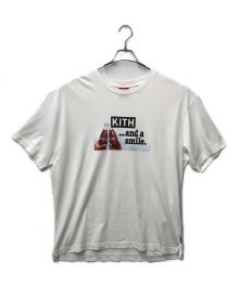 KITH×Coca Cola（キス×コカコーラ）の古着「KITH Coca-Cola Smile Vintage Tee/キス コカコーラ スマイル ビンテージ Tシャツ/＃KH3858 /Coca Colaコラボ」｜ホワイト