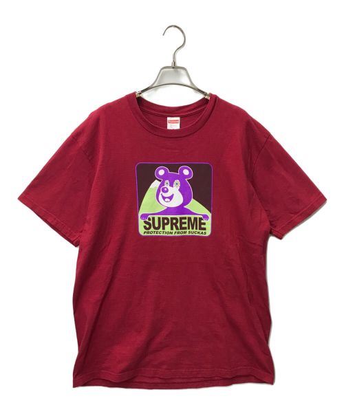 SUPREME（シュプリーム）SUPREME (シュプリーム) Bear Tee Supreme シュプリーム アメリカ製 20AW 20年秋冬 ボルドー サイズ:Mの古着・服飾アイテム