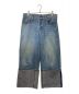 doublet（ダブレット）の古着「RECYCLE DENIM LOW-RISE DENIM PANTS doublet ダブレット 22AW20PT192」｜インディゴ