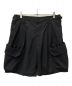 meanswhile（ミーンズワイル）の古着「Luggage Cargo Shorts ハーフパンツ meanswhile ミーンズワイル MW-PT21107」｜ブラック