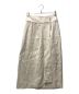 ebure（エブール）の古着「Heavy Linen Skirt EBURE エブール 3110500127」｜アイボリー