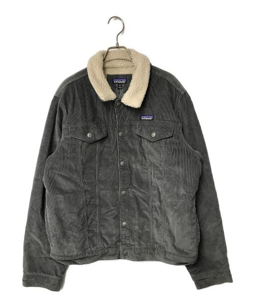 Patagonia（パタゴニア）Patagonia (パタゴニア) M's Pile Lined Trucker Jkt メンズパイルラインドトラッカージャケット Patagonia パタゴニア コーデュロイ 26520 グレー サイズ:Mの古着・服飾アイテム