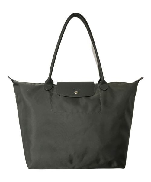 LONGCHAMP（ロンシャン）LONGCHAMP (ロンシャン) ナイロントートバッグ/ハンドバッグ/L1899578112 グレーの古着・服飾アイテム