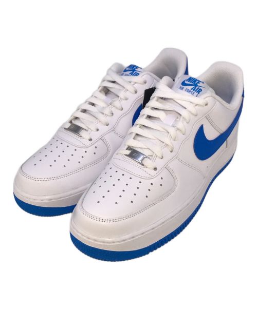 NIKE（ナイキ）NIKE (ナイキ) AIR FORCE 1 '07 WHITE/PHOTO BLUE-WHITE/ナイキ エア フォース 1 '07/FJ4146-103 ホワイト×ブルー サイズ:SIZE 27cmの古着・服飾アイテム