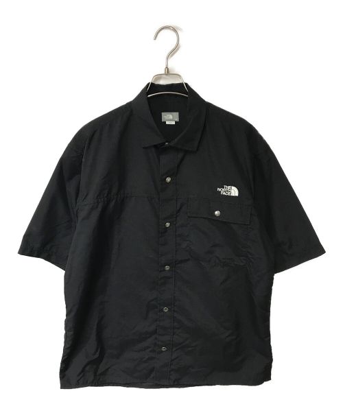 THE NORTH FACE（ザ ノース フェイス）THE NORTH FACE S/S Nuptse Shirt/ショートスリーブヌプシシャツ/NR22331/GREEN CYCLE/リサイクルナイロン100％/THE NORTH FACE/ザ ノース フェイス サイズ:SIZE Mの古着・服飾アイテム