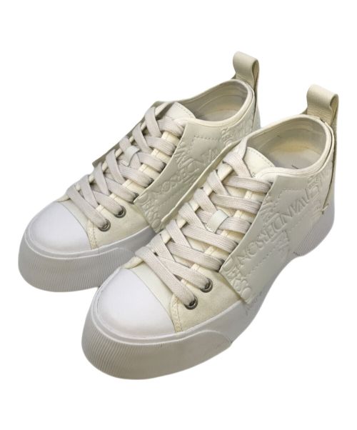 J.W.ANDERSON（ジェイダブリューアンダーソン）J.W.ANDERSON (ジェイダブリューアンダーソン) LOW TOP TRAINERS/ロートップ スニーカー/ANW38000A/J.W.ANDERSON/ジェイダブリューアンダーソン アイボリー×ホワイト サイズ:SIZE 39の古着・服飾アイテム