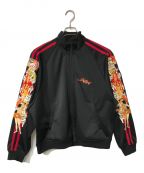 doubletダブレット）の古着「カオス刺繍トラックジャケット doublet ダブレット カオスエンブロイダリートラックジャケット CHAOS EMBROIDERY TRACK JAKET 18AW18BL78」｜ブラック