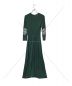 BORDERS at BALCONY (ボーダーズアットバルコニー) WEEKEND MAXI ニットワンピース グリーン サイズ:36：11000円