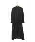 fig LONDON (フィグロンドン) LINEN ribbon gown dress/70-01-OP-016-20-1/fig London/フィグロンドン ブラック サイズ:SIZE F：7000円