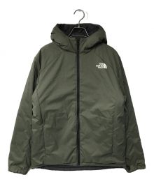 THE NORTH FACE（ザ ノース フェイス）の古着「Reversible Anytime Insulated Hoodie/リバーシブルエニータイムインサレーテッドフーディ/NY81979/中綿ジャケット」｜グレー×カーキ