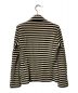 WEEKEND Max Mara ボーダーダブルジャケット Weekend Max Mara ウィークエンド マックスマーラ ニットジャケット ダブルブレステッド ニットジャージジャケット 59110227050 サイズ:SIZE L：5000円