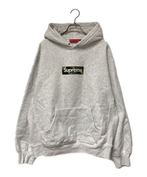 SUPREME（シュプリーム）SUPREME BOXLOGO HOODED SWEATSHIRT ボックスロゴフーデッドスウェットシャツ Supreme シュプリー ボックスロゴカモ 迷彩 カモフラージュ ウッドランドカモ カナダ製 カナダボディ 23AW 23年秋冬の古着・服飾アイテム