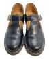 中古・古着 Dr.Martens (ドクターマーチン) POLLEY Tバーシューズ Dr.Martens ドクターマーチン CORE POLLEY T BAR SHOE 14852001 ブラック サイズ:UK6：9000円