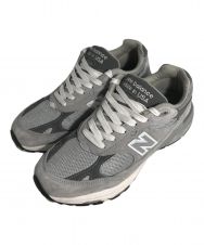 NEW BALANCE (ニューバランス) ローカットスニーカー NEW BALANCE ニューバランス MR993GL メンズ グレー GRAY スウェード NB 993 USA  グレー サイズ:27.5