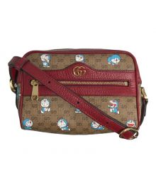 GUCCI×ドラえもん（グッチ×ドラエモン）の古着「GGスプリームショルダーバッグ/647784/ドラえもんコラボ/GUCCI×ドラえもん」｜ベージュ