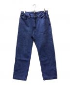 X-LARGEエックスラージ）の古着「OVERDYED DENIM PANTS X-LARGE エクストララージ 101212031005 ブルー」｜ブルー