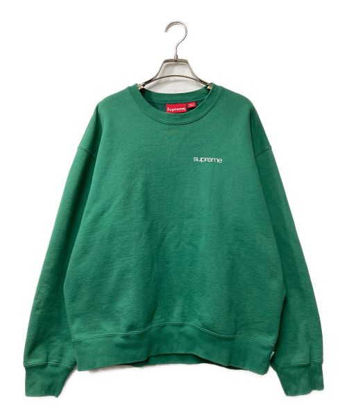 SUPREME（シュプリーム）SUPREME (シュプリーム) Nyc Crewneck Light Pine Supreme シュプリーム グリーン グリーン サイズ:Mの古着・服飾アイテム