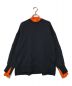 nagonstans（ナゴンスタンス）の古着「Layered-Neck Pullover/ レイヤードネック プルオーバー/470GS480-0460/nagonstans/ナゴンスタンス/ネイビー」｜ネイビー