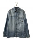 G-STAR RAWジースターロゥ）の古着「1-Pocket Regular Denim Shirt ワンポケットレギュラーデニムシャツ G-STAR RAW ジースターロゥ レギュラーカラー D24764-D539-G341」｜インディゴ