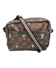 LeSportsac×PEANUTS（レスポートサック×ピーナッツ）の古着「ショルダーバッグ/LeSportsac/	PEANUTS/70 YEARS/ブラウン 」｜ブラウン