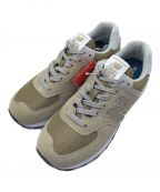 NEW BALANCEニューバランス）の古着「ローカットスニーカー NEW BALANCE ニューバランス NB ML574EBE」｜ベージュ