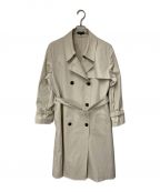 theoryセオリー）の古着「Sleek Trench DBL BR Trench theory セオリー 01-3109600 トレンチコート」｜ベージュ