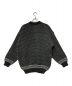 People knitwear (ピープルニットウェア) ハーフジップ モックネック バーズアイ プルオーバーニット People knitqwear ピープルニットウェア デンマーク製 グレー サイズ:M 未使用品：5000円