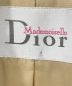 中古・古着 Mademoiselle Dior (マドモアゼル ディオール) カシミヤウールラウンドカラーコート mademoiselle dior マドモアゼル ディオール NET7C0303 イエロー サイズ:タグ切れの為不明：11000円