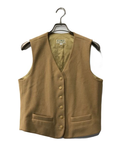 L.L.Bean（エルエルビーン）L.L.Bean (エルエルビーン) カシミヤウールベスト/L.L.Bean/エルエルビーン/90年代/USA製 ベージュ サイズ:Sの古着・服飾アイテム