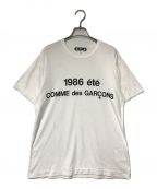 CDGシーディージー）の古着「1986 ete S/S TEE/SZ-T028/CDG/シーディージー/ COMME des GARCONS/コム デ ギャルソン/22SS/日本製」｜ホワイト