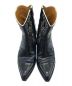 中古・古着 Saint Laurent Paris (サンローランパリ) サンティアゴウエスタンブーツ/	376115/ヒールブーツ/Western boots/スペイン製/ エディスリマン期/15SS ブラック サイズ:44：30000円