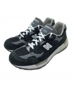 NEW BALANCEニューバランス）の古着「ローカットスニーカー NEW BALANCE ニューバランス NB 992 madeinUSA アメリカ製 USA製 M992EB」｜ブラック