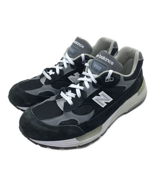 NEW BALANCE（ニューバランス）NEW BALANCE (ニューバランス) ローカットスニーカー NEW BALANCE ニューバランス NB 992 madeinUSA アメリカ製 USA製 M992EB ブラック サイズ:26cm US8 UK7 1/2 EU41.5の古着・服飾アイテム