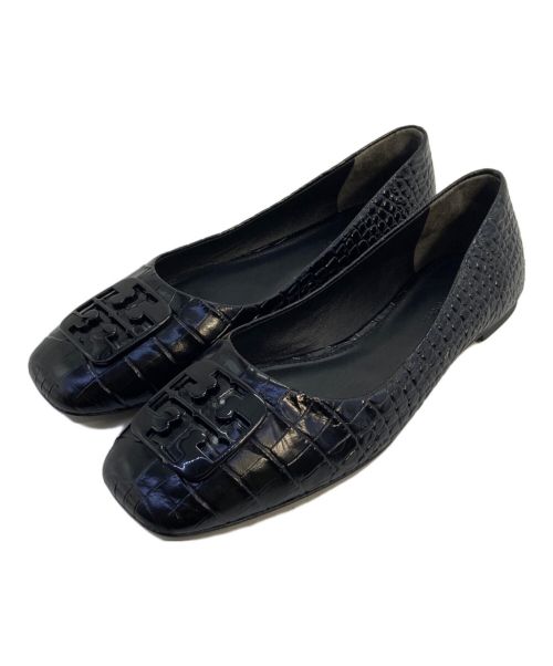 TORY BURCH（トリーバーチ）TORY BURCH (トリーバーチ) Georgia Ballet /ジョージア バレエパンプス/フラットシューズ/139656/TORY BURCH/トリーバーチ ブラック サイズ:7 1/2 Mの古着・服飾アイテム