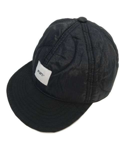 WTAPS（ダブルタップス）WTAPS (ダブルタップス) NYRON RIPSTOP CAP WTAPS ダブルタップス ブラック ナイロンリップストップキャップ キルティング ヒョウタン柄 ロゴ 192HCDT-HT10 ブラックの古着・服飾アイテム