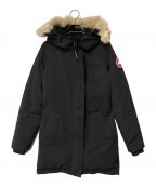 CANADA GOOSEカナダグース）の古着「JASPER PARKA ジャスパーパーカー CANADA GOOSE カナダグース ダウンコート コヨーテ ファー パファーコート カナダ製 68F8490」｜ブラック