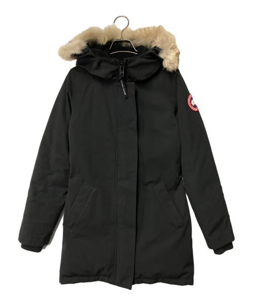 CANADA GOOSE（カナダグース）CANADA GOOSE (カナダグース) JASPER PARKA ジャスパーパーカー CANADA GOOSE カナダグース ダウンコート コヨーテ ファー パファーコート カナダ製 68F8490 ブラック サイズ:XSの古着・服飾アイテム