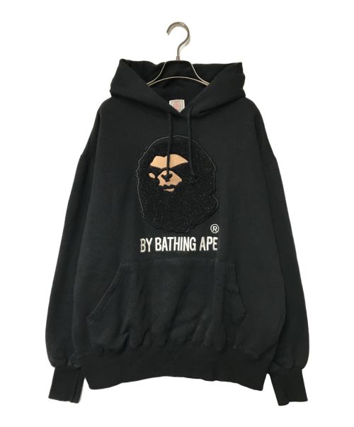 A BATHING APE（アベイシングエイプ）A BATHING APE (アベイシングエイプ) パーカー A BATHING APE アベイシングエイプ 初期タグ ブラック ブラック サイズ:Lの古着・服飾アイテム