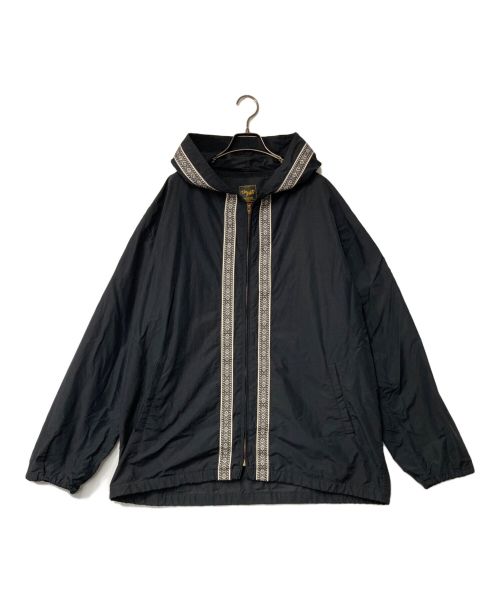 RATS（ラッツ）RATS (ラッツ) NATIVE HOODED JKT/ネイティブ フーデッドジャケット/22RJ-0309/RATS/ラッツ/コットン/ナイロン混紡素材/Made in JAPAN ブラック サイズ:DOUBLE EXTRA LARGEの古着・服飾アイテム