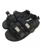 suicoke×NEIGHBORHOODスイコック×ネイバーフッド）の古着「NHSI MOTO NR-SANDAL/ダブルストラップサンダル/suicoke×NEIGHBORHOOD/スイコック×ネイバーフッド」｜ブラック