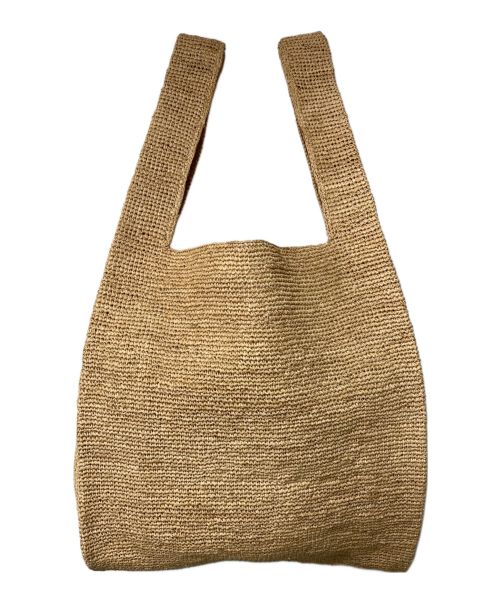 seya.（セヤ）seya. (セヤ) RAFFIA SHOPPING BAG/ラフィア ショッピングバッグ/seya./セヤ ベージュの古着・服飾アイテム