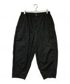 THE NORTHFACE PURPLELABELザ・ノースフェイス パープルレーベル）の古着「Ripstop Wide Cropped Field Pants/リップストップ ワイドクロップドフィールドパンツ/NT5355N/THE NORTHFACE PURPLELABEL/ザ・ノースフェイス パープルレーベル」｜ブラック