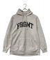 FRAGMENT DESIGN（フラグメントデザイン）の古着「FRAGMENT UNIVERSITY SWEAT HOODIE/裏起毛ロゴプリントパーカー/FRGMT-S4/FRAGMENT DESIGN/フラグメントデザイン/Made in JAPAN」｜グレー