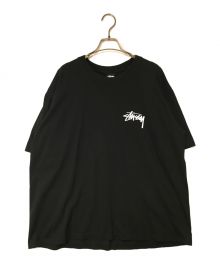 stussy（ステューシー）の古着「Fuzzy DiceプリントTシャツ/ファジーダイス プリントTシャツ/stussy/ステューシー/MADE IN HONDURAS」｜ブラック