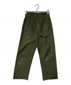 NIGEL CABOURNナイジェルケーボン）の古着「ミリタリーパンツ NIGEL CABOURN ナイジェルケーボン 軍パン ミリタリーパンツ BRITISH ARMY PANT BACK SATEEN ブリティッシュアーミーパンツバックサテン 8036-08-50001」｜オリーブ