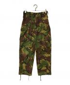 USEDユーズド）の古着「ミリタリーコンバットパンツ Combat Trousers british army ブリティッシュアーミー イギリス軍 DPMカモ Disruptive Pattern Material ウッドランドカモ」｜オリーブ