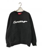 SUPREMEシュプリーム）の古着「Futura Logo Crewneck/フューチュラ ロゴクルーネック/Supreme/シュプリーム/20AW/Made in CANADA」｜ブラック