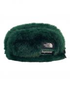 SUPREME×THE NORTH FACEシュプリーム×ザ ノース フェイス）の古着「Faux Fur Waist Bag フォックスファーウエストバッグ Supreme シュプリーム THE NORTH FACE ザ ノースフェイス TNF  fall-winter 2020 20AW 20年秋冬 コラボ NM820931」｜グリーン