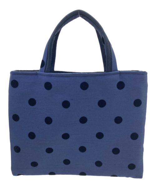 BIBI soeurs（ビビスール）BIBI soeurs (ビビスール) ドット柄ハンドバッグ BIBI soeurs ビビスール BIBI bag. “MINI” Dot Navy 日本製 ネイビー サイズ:下記参照の古着・服飾アイテム