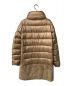 HERNO (ヘルノ) Semi-glossy quilted nylon padded coat セミグロッシーキルテッドナイロンパテッドコート HERNO ヘルノ エコファー切替 PI1017D ベージュ サイズ:42：35000円